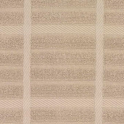 All-Clad Solid & Coordinate Kitchen Towels: Highly Absorbent, Super Soft Long Lasting 100% Cotton, 17" x 30" Tea Towels for Cleaning & Drying Dishes, Pans, Glassware, Countertops, 4-Pack, Cappuccino