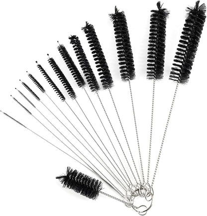 LOVEINUSA Straw Cleaner Brush, 14PCS 8.3 Inch Nylon Tube Brush Set, Bottle Cleaning Brushes for Sippy Cup, Tumbler, Water Bottle, Tight Spaces