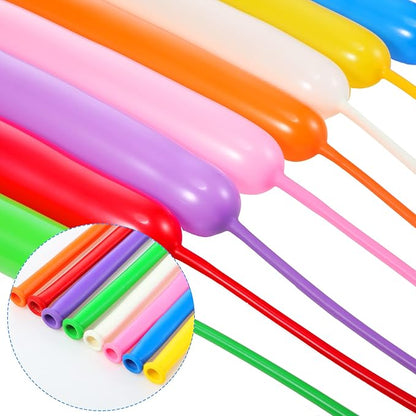 Sratte 1000 Pcs Bulk Animal Balloons 260Q Twisting Long Balloon Assorted Color for Halloween Animal Shape Weddings, Birthdays Clowns, Xmas Presents(Bright Colors)