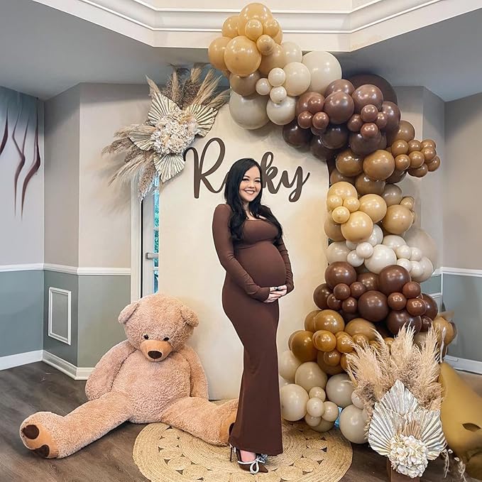 Brown Balloons - 30 Pcs 12 Inch Coffee Chocolate Brown Latex Balloons for Birthday, Wedding, Baby Shower & Party Decorations