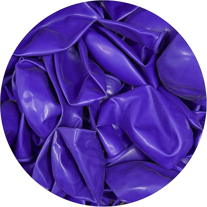 Dark Purple Balloons 50 Pack, 12 Inch Dark Purple Latex Balloons For Birthdays, Weddings, Baby Showers, Holidays