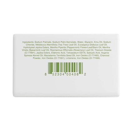 emuaid Therapeutic Moisture Bar, Cleansing Face and Body Bar Soap, Soothes and Repairs Dry, Damaged Skin with 5% Emu Oil, Tea Tree Oil, Argan Oil, Macadamia, & Jojoba, For All Skin Types, 5oz, 1 Pack
