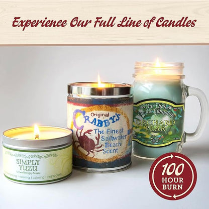 Our Own Candle Company Homemade Sugar Cookie Scented Mason Jar Candle, 100 Hour Burn Time, Made in The USA - 13 Ounces