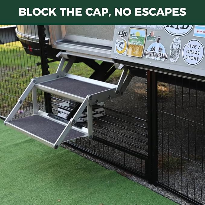 FXW Instant Unleashed Dog Playpen, Portable Pet Fence for Outdoor, RV Trips, and Camping, 24 inch, 16 Panels for Puppy and Small Dogs with RV Step Grid│Patented