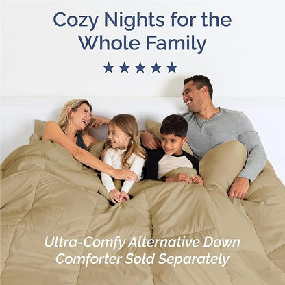 Full Size 4 Piece Sheet Set - Comfy Breathable & Cooling Bed Sheets Set - Hotel Luxury Bedding for Women, Men, Kids, Teens, Boys & Girls - Deep Pockets, Ultra-Soft and Wrinkle Free - Oeko-Tex - Beige