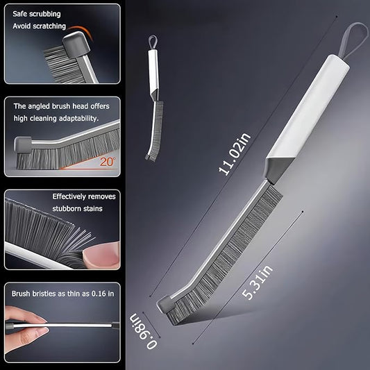 Crevice Cleaning Brush - Grout Scrub Brush, House Cleaning Supplies, Gap Cleaning Tools, Home Essentials, Gifts for Women Men, Hard Bristle Crevice Cleaner Brush for Household Use, Bathroom