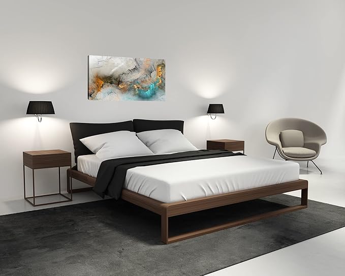 XXMWallArt FC3275 Abstract Canvas Wall Art Fancy Paint Canvas Print Painting Artwork for Living Room Bedroom Kitchen Home and Office Wall Decor