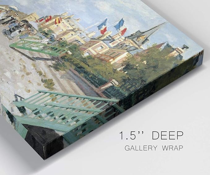 Wexford Home Decor Landscape Canvas Wall Art Abstract Floral Painting Modern Pictures Artwork Decoration for Living Room Kitchen Bathroom Office, Ready to Hang, boardwalk on the beach, 24x36