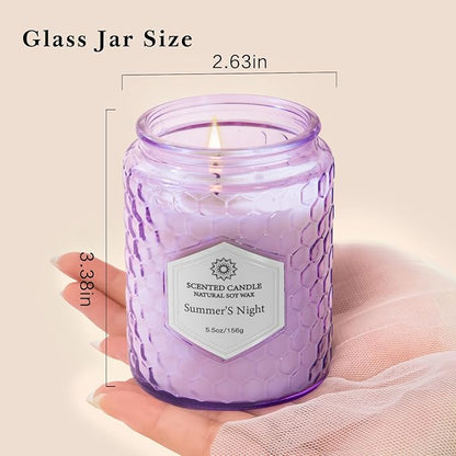 Candles for Home Scented, 6 Pack Aromatherapy Candles Gifts Sets for Women Birthday,33 oz Soy Wax 240 Hour Long Lasting Jar Candles