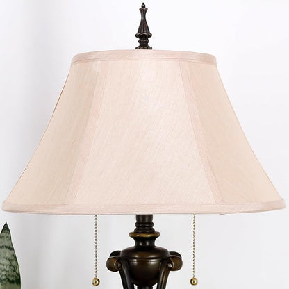 Farmhouse Floor Lamp Antique Metal Base Traditional Rustic Mid-Century Living Room Light 70 Inch Height Decor Office Bedroom