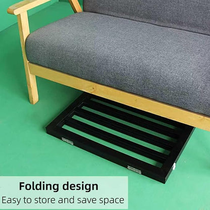 Dog Gate Indoor, Freestanding Dog Fence for The House, Doorways, Hallways,or Stairs,Pet Gate Foldable Wooden,Expandable 32" Height 3 Panels,Black