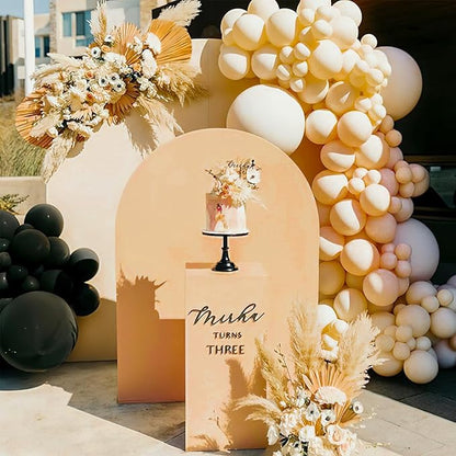 PartyWoo Nude Balloons 50 pcs 12 Inch Beige Apricot Cream Boho Latex Neutral Helium Balloons for Thanksgiving Graduation Baby Shower Boho Theme Birthday Party Decorations Nude-Y103