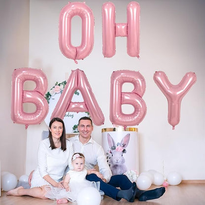 G Letter Balloon Pastel Pink, 40" Alphabet Helium Balloon, Large Inflatable Baby Pink Name Balloon Letters G, XXL Mylar Custom Letter Balloons Light Pink for Girls Birthday Party Decoration Supplies