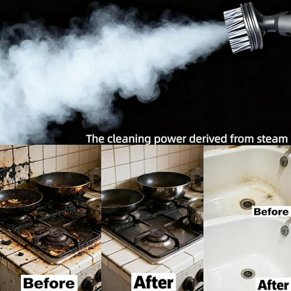 Steam Mop with 13 Accessories,Steam Cleaner Home Use,Floor Scrubber spin mop for Hard Wood Floors,tile Scrub Steamer Deep Cleaning,Carpet, 4 Washable Mop Pads, 550ml Capacity,30 Second Heat-Up
