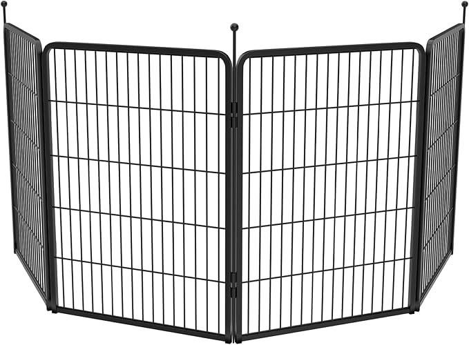 FXW Instant Unleashed Dog Playpen, Portable Pet Fence for Outdoor, RV Trips, and Camping, 40inch, 4 Panels for Medium and Large Dogs│Patented
