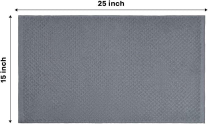 Artoid Mode Ring Spun Cotton Grey Kitchen Dish Towels, 15x25 Inch Ultra Soft Absorbent Quick Drying Household Cleaning Tea Towels Bar Towels Set of 6