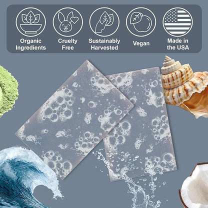 Ness Mens Soap Bar - Waves Scent - Natural Soap For Men - Mens Bar Soap With Organic Ingredients & Essential Oils - Moisturizing Bar Soap - Handmade In The USA, Cruelty Free, Vegan - Single
