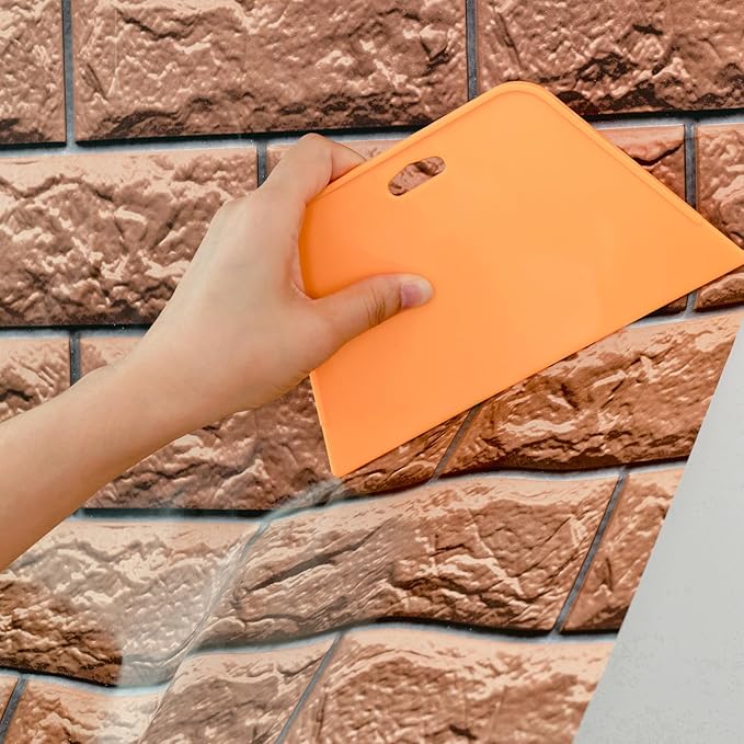 FOSHIO Professional Wallpaper Tools Kit, Including Wallpaper Smoothing Brush, Seam Roller, Paste Brush, Wallpaper Smoothing Tool, Wallpaper Scraper, Vinyl Wrap Gloves, Mesureing Tape, Exacto Knife