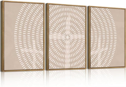 Christian Framed Canvas Wall Art Modern Jesus Wall Decor Abstract Wall Art Set of 3 Jesus Feeds The 5000Artwork for Living Room Bedroom Office 24x36 Inch