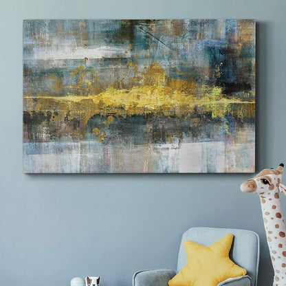 Wexford Home Home Decor Landscape Canvas Wall Art Abstract Floral Painting Modern Pictures Artwork Decoration for Living Room Kitchen Bathroom Office, Ready to Hang, 32x48