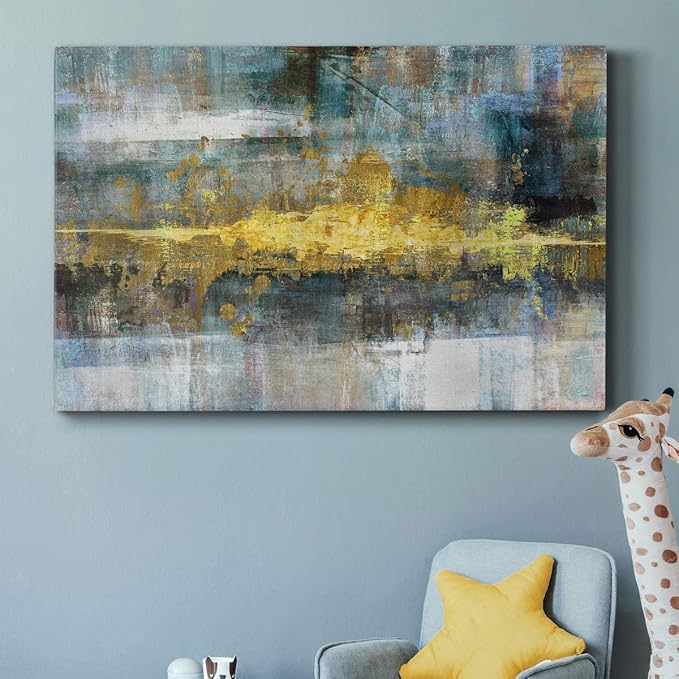 Wexford Home Home Decor Landscape Canvas Wall Art Abstract Floral Painting Modern Pictures Artwork Decoration for Living Room Kitchen Bathroom Office, Ready to Hang, 24x36
