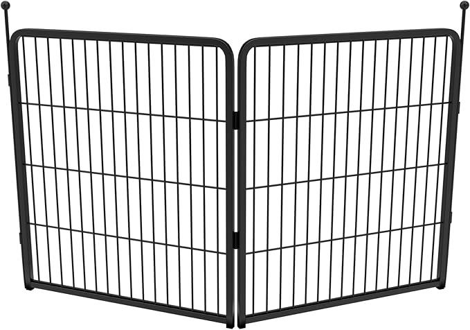 FXW Instant Unleashed Dog Playpen, Portable Pet Fence for Outdoor, RV Trips, and Camping, 32inch, 2 Panels for Small and Medium Dogs│Patented