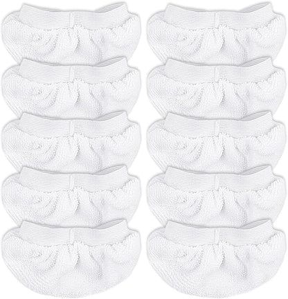 KEEPOW Universal Microfiber Cloths for Handheld Steam Cleaner Attachments Compatible with Wagner Spraytech, Bissell Steam Shot, Comforday, PurSteam, Washable Rags, 10 Pack