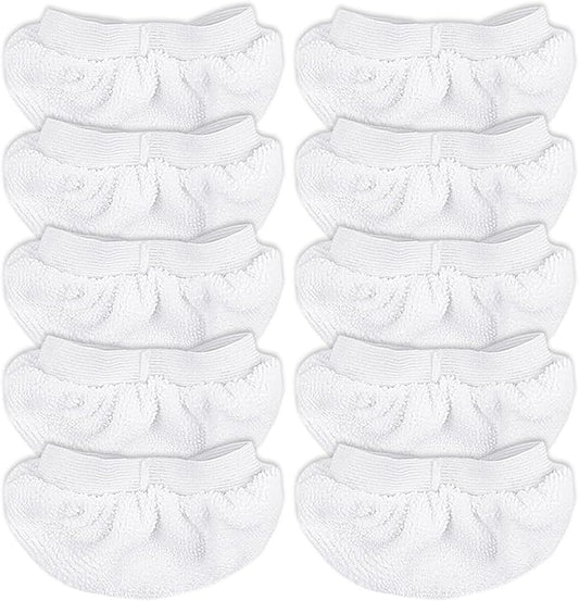 KEEPOW Universal Microfiber Cloths for Handheld Steam Cleaner Attachments Compatible with Wagner Spraytech, Bissell Steam Shot, Comforday, PurSteam, Washable Rags, 10 Pack