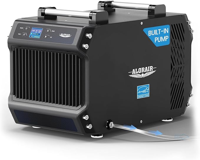 ALORAIR 145 Pint Crawl Spaces Dehumidifier with Pump and Drain Hose, Energy Star Certified, Auto Defrost for Crawlspaces, Commercial, Basements, and Large Rooms up to 1800 Sq.Ft