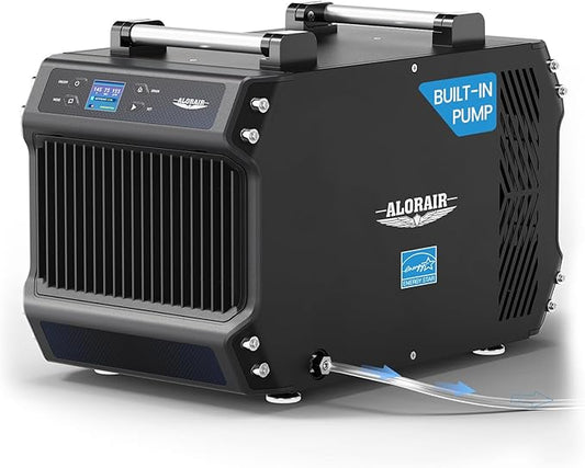 ALORAIR 145 Pint Crawl Spaces Dehumidifier with Pump and Drain Hose, Energy Star Certified, Auto Defrost for Crawlspaces, Commercial, Basements, and Large Rooms up to 1800 Sq.Ft