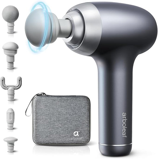 arboleaf Massage Gun Deep Tissue - Althletic Percussion Muscle Back Massager for Pain Relief Powerful Electric Massage Gun with Case, Portable, Handheld