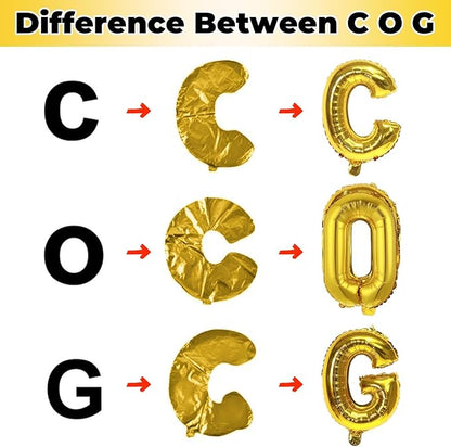 Large Custom Balloon Letters E, 40 Inch Helium Alphabet Word Balloons Decor, Big Self Inflating Foil A-Z Gold Letter Name Balloons for Boys Women Birthday Anniversary Party Decorations Supplies