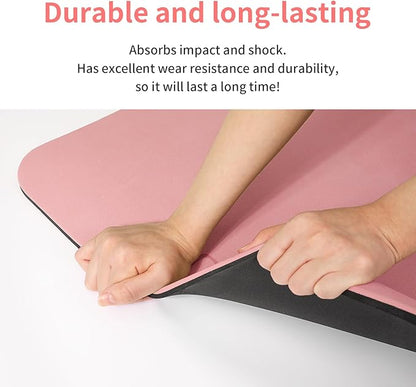 Yoga Mat Non Slip Anti-tear,extra thick-2/5 inch（10MM）High Resiliency Professional POE Yoga Mats for Women Men Kids,72"x24"inch,Workout, Yoga, Pilates and Floor Exercise, with Carrier Strap