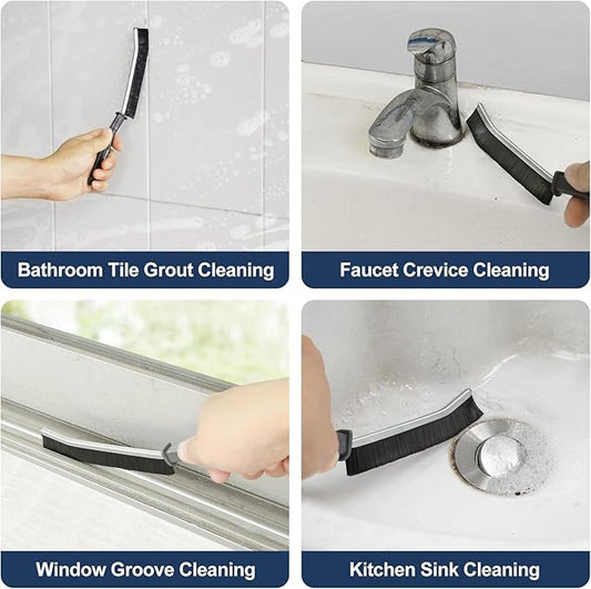 Hard Bristled Crevice Cleaning Brush Bathroom Gap Cleaning Brush Thin Grout Brush