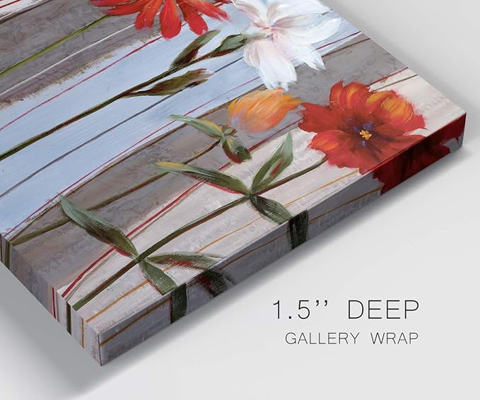 Wexford Home Home Decor Landscape Canvas Wall Art Abstract Floral Painting Modern Pictures Artwork Decoration for Living Room Kitchen Bathroom Office, Ready to Hang