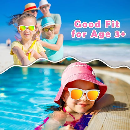 Kids Sunglasses Bulk,24Pack Kids Sunglasses with UV400 Protection,Kids Sunglasses Party Favors,for Boys Girls Age 3-8