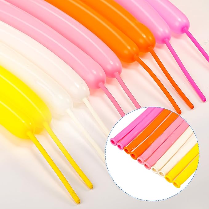 Sratte 1000 Pcs Bulk Animal Balloons 260Q Twisting Long Balloon Assorted Color for Halloween Animal Shape Weddings, Birthdays Clowns, Xmas Presents (Boho Colors)