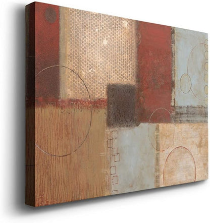 Wexford Home Home Decor Landscape Canvas Wall Art Abstract Floral Painting Modern Pictures Artwork Decoration for Living Room Kitchen Bathroom Office, Ready to Hang, Seasons Go Round I