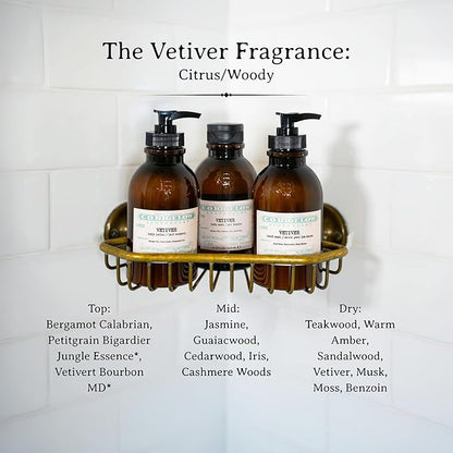 C.O. Bigelow Iconic Collection Vetiver Hand Wash, Scented Hand Soap with Aloe Vera and Shea Butter, 10.5 fl oz