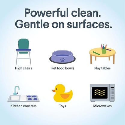 CLOROX Free & Clear Multi Surface Cleaner, Spray Bottle, Fragrance Free, 32 Fluid Ounces, Pack of 3