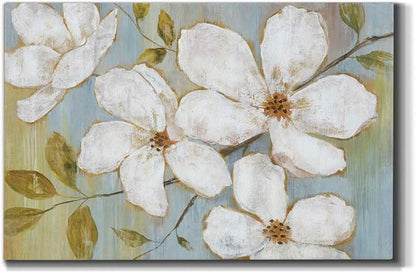 Home Decor Landscape Canvas Wall Art Abstract Floral Painting Modern Pictures Artwork Decoration for Living Room Kitchen Bathroom Office, Ready to Hang