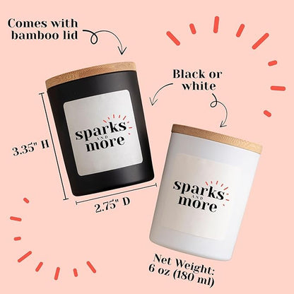 Custom Candle | Smells Like Your Text Here | Personalized Candle with Gift Box and Mini Matches-Black/Christmas Spice