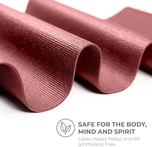 Sunshine Yoga Voyage Yoga Mat, 6 Pack, 72" x 24" Professional Studio and Gym Bulk Yoga Mats, 5mm Thick, Durable, Anti-Tear, Non Slip Fitness and Exercise Mats
