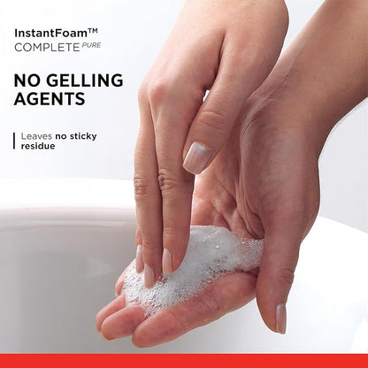 SC Johnson Professional InstantFOAM Complete PURE Foaming Hand Sanitizer, 400mL Pump, 6 Pack, for Professional Use Only