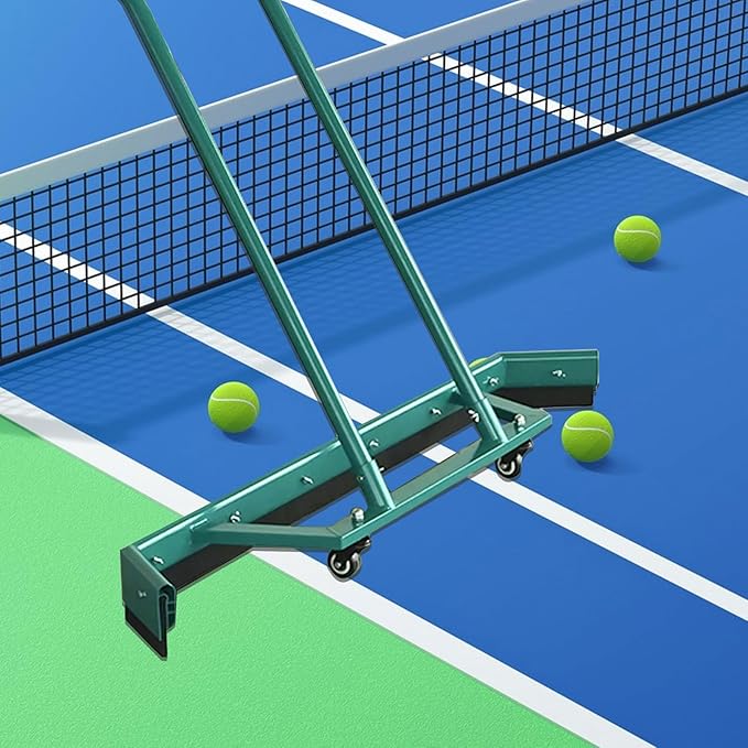 Sport Tennis Court Squeegee Aluminum Alloy Court Squeegee Rain Shuttle for Sports Court Water Wiper Device Water Remover Stadium Dust Collector Wiper Green