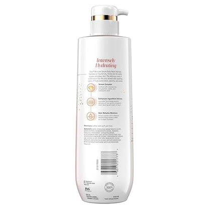 Olay Body Wash for Women, Intensely Hydrating, Pro-Hyaluronic Acid Serum Complex, Renews Moisture, Vitamin B3 Lameller Technology, For All Skin Types, Watermelon Summer Fizz Scent, 20 fl oz