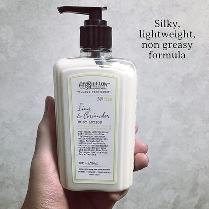 C.O. Bigelow Lime Coriander Apothecary Duo Hand Care Gift Set, Hand Wash & Body Lotion, Liquid Soap & Moisturizing Lotion, Set of 2, 10 Fl Oz