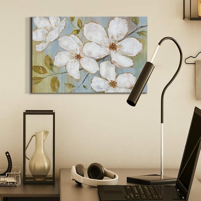 Home Decor Landscape Canvas Wall Art Abstract Floral Painting Modern Pictures Artwork Decoration for Living Room Kitchen Bathroom Office, Ready to Hang