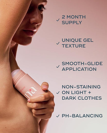 Luna Daily The All Over Deodorant™ Stick | Hydrating Natural Deodorant for Women | Aluminum-Free, Non-Staining & pH-Balanced | Soft Cotton Scent | With Hyaluronic Acid & Prebiotics, 2.4 oz