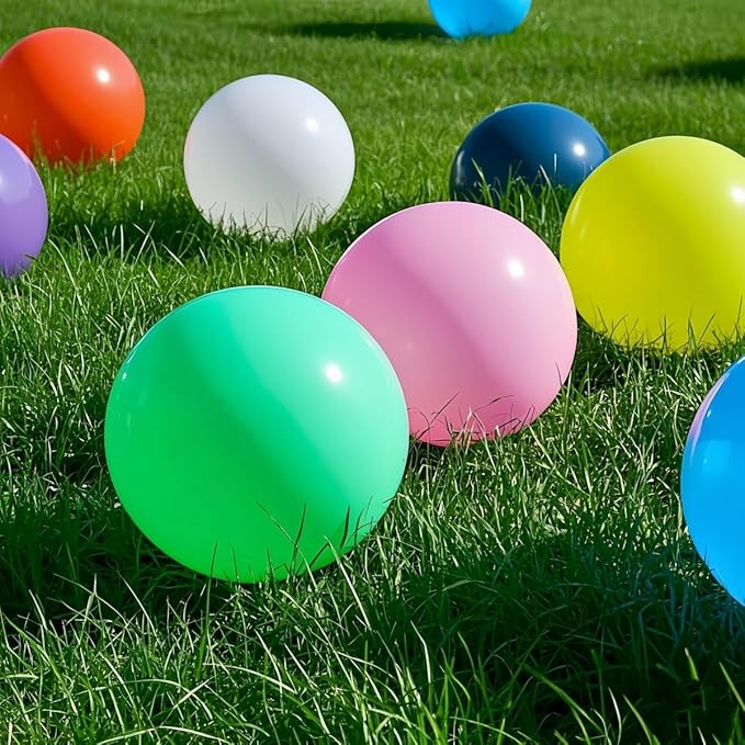 50 Pack Giant Balloons 36 Inch 17 Kinds Colors Latex Colorful Party Big Balloon Bulk for Various Party Events Decorations